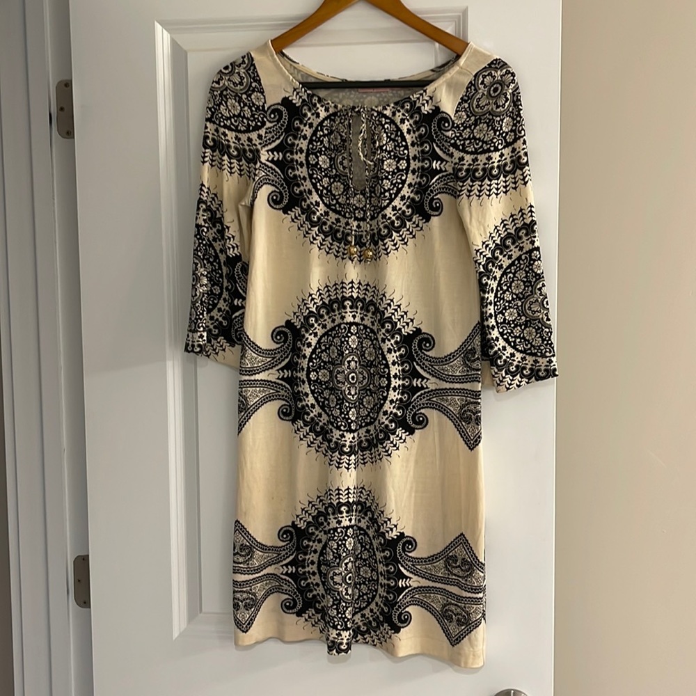 Juicy dress cream and black